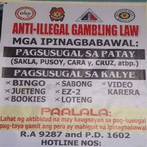 illegal gambling law philippines